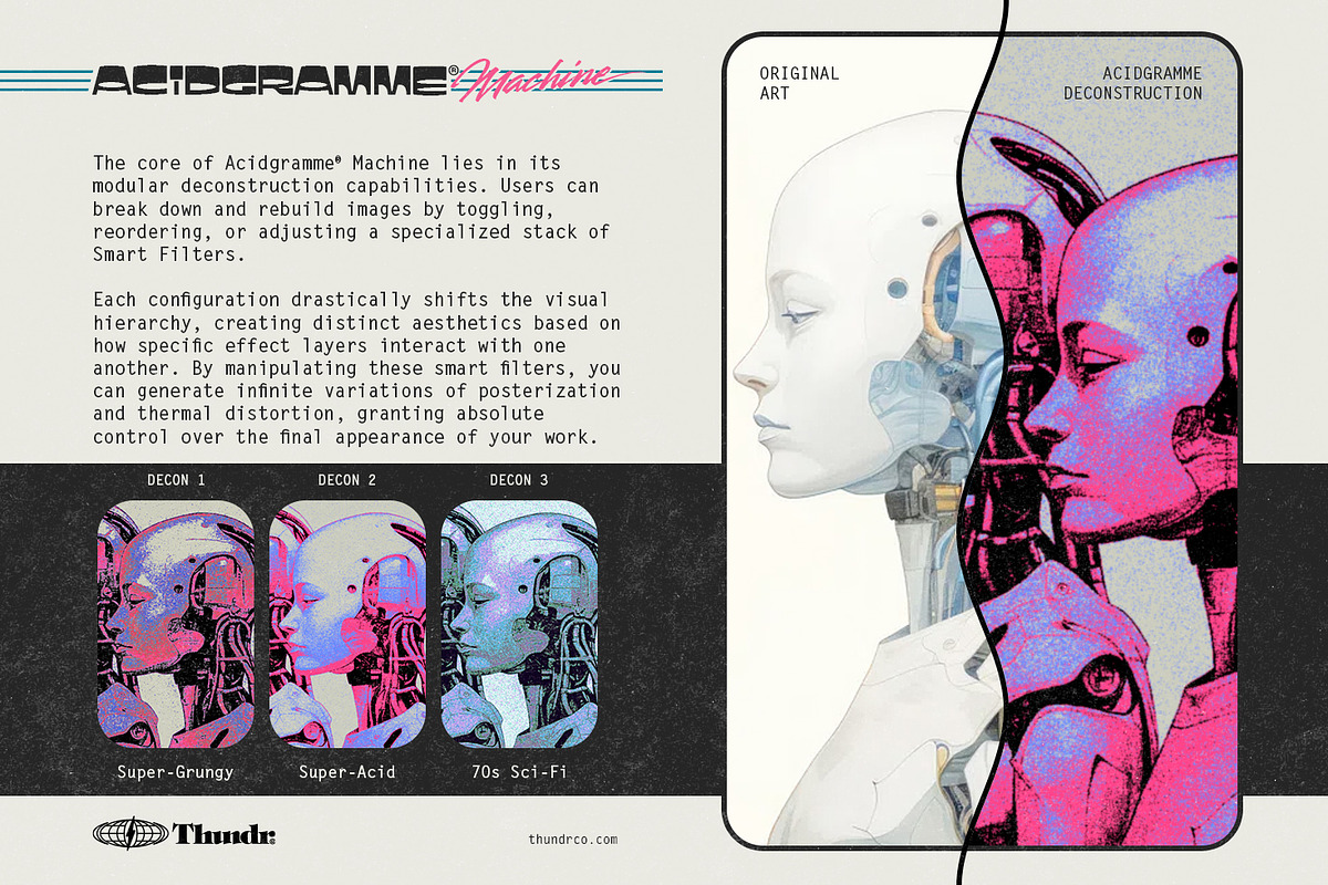 Acidgramme | Vintage Acid Graphics, a Layer Style Add-On by Thundr Co. (Photo 3 of 24)