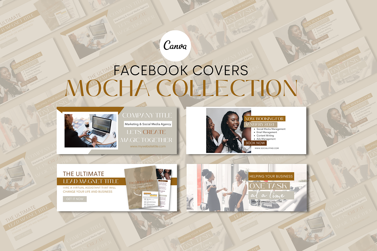 CANVA Marketing Revamp Bundle|Mocha, a Marketing Template by Launch & Grow Studio (Photo 6 of 10)