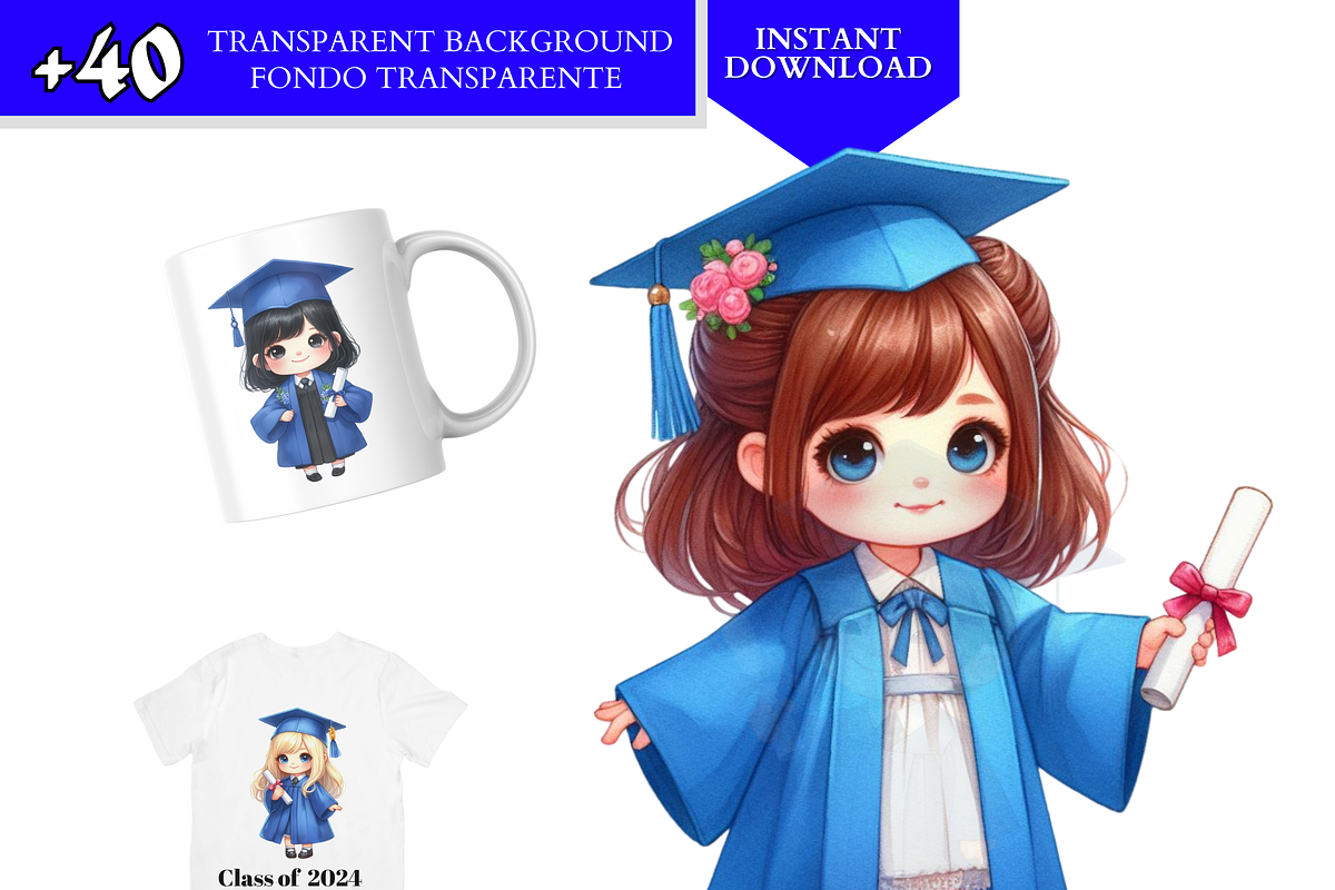 Graduation cap kids Clipart Preschoo, an Education Illustration by VM PARTYS  BY TAIRUMA (Photo 2 of 10)