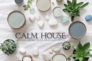 BM Calm House Home Paint Palette