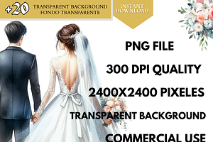 Bride And Groom Back Clipart Wedding