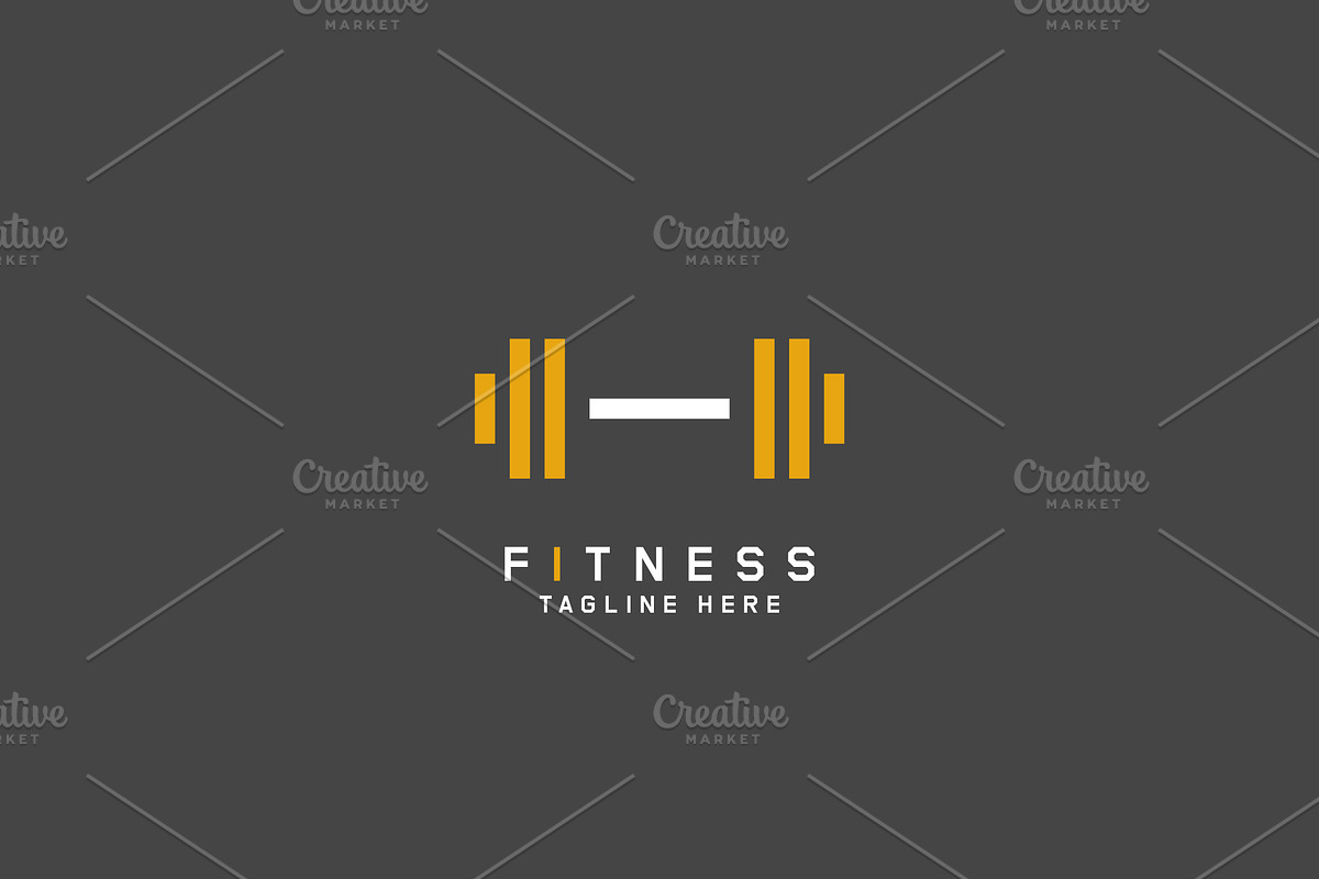 Fitness Bar Sport Logo Template, a Branding & Logo Template by Morvana Crew