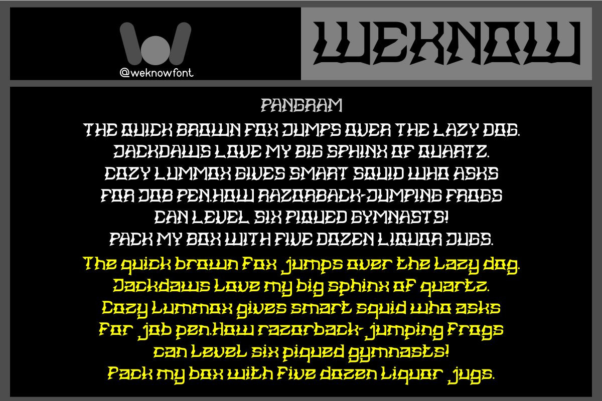 Black Jacket font, a Font by weknow (Photo 6 of 8)