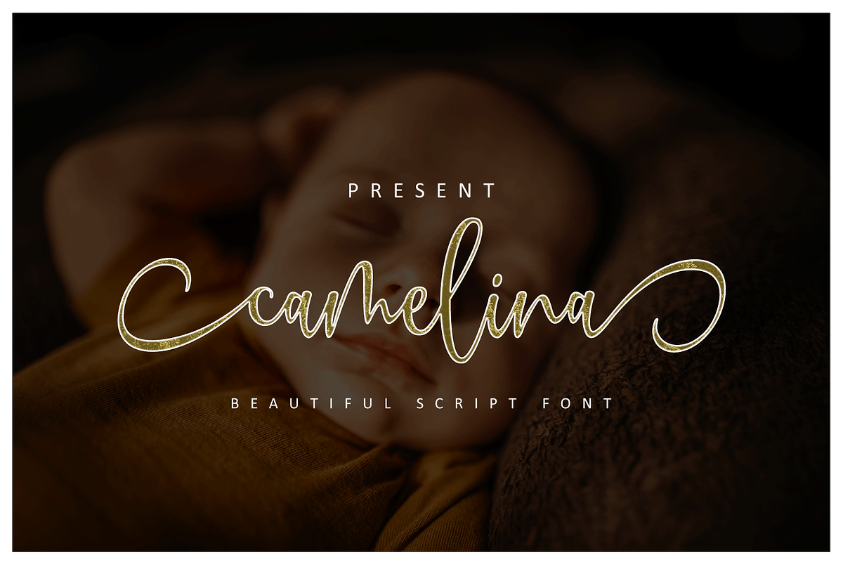 Camelina Script, a Script Font by Meutuwah (Photo 1 of 7)