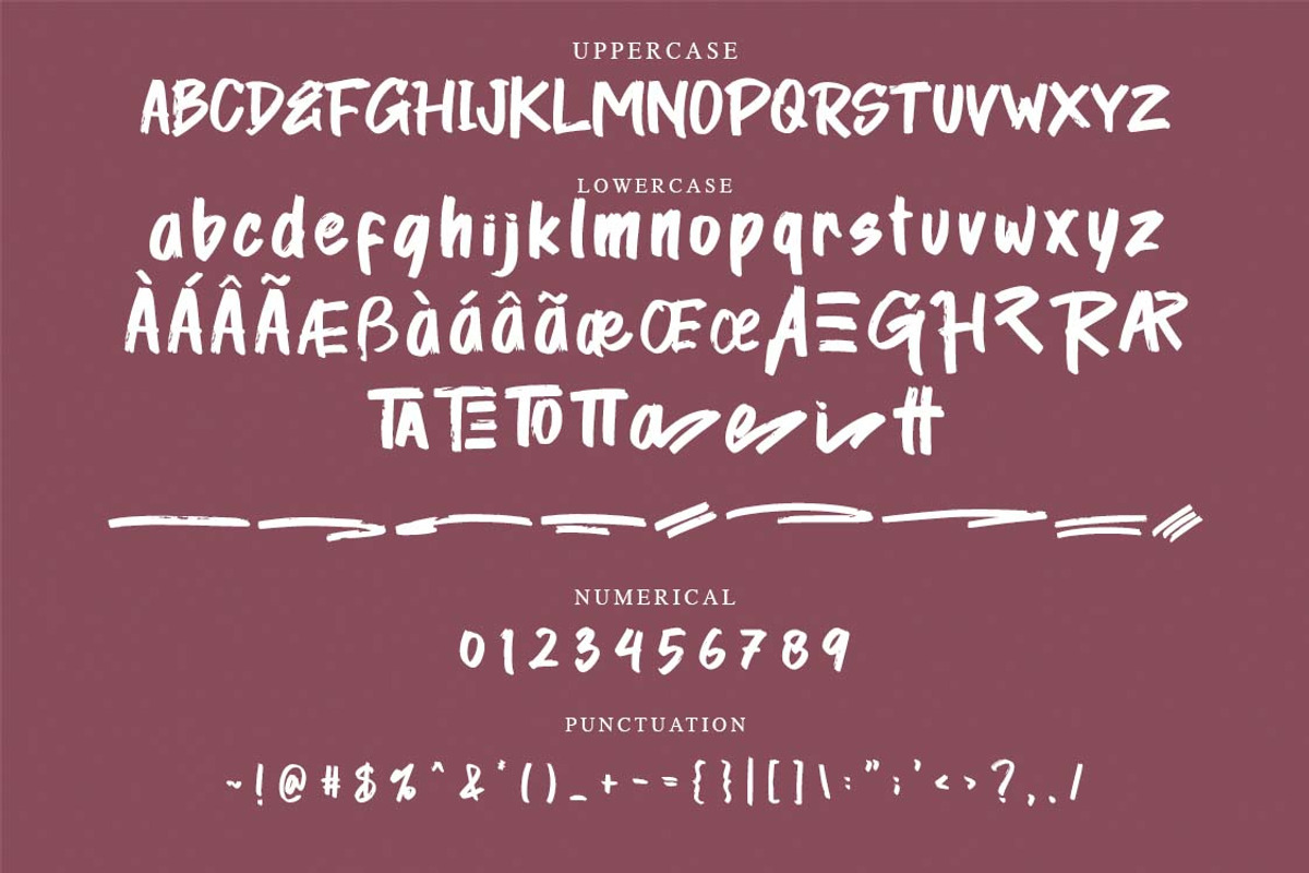 ANBEATEN - Handwritten Brush Font, a Script Font by NTC Graphic (Photo 7 of 8)