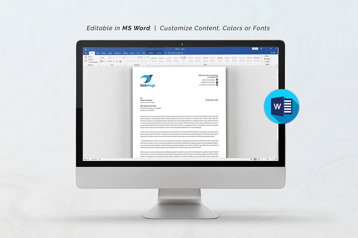 Letterhead, a Stationery Template by DesignDevisers (Photo 9 of 10)