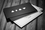 Casino & Poker Style Business Card, a Business Card Template by Saman Osama (Thumbnail 2 of 6)