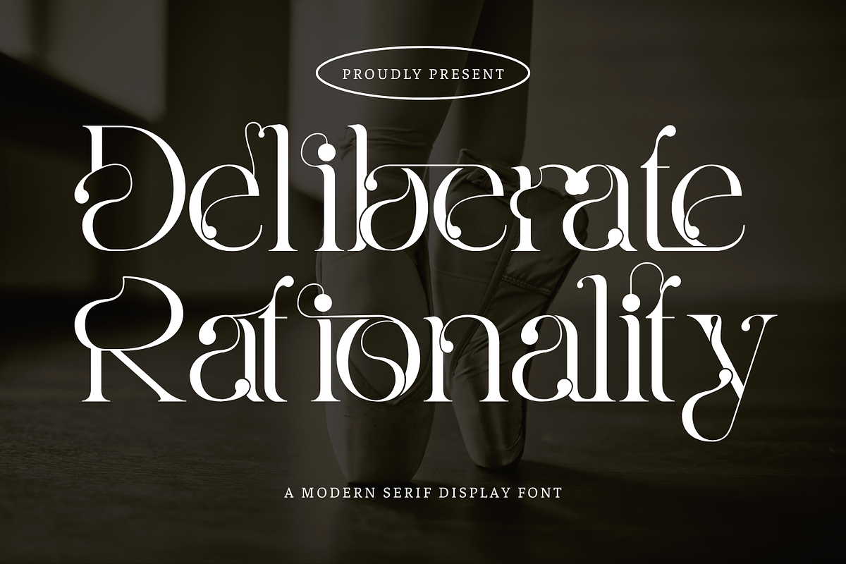 Deliberate Rationality - Modern Font, a Serif Font by 177Studio (Photo 1 of 8)
