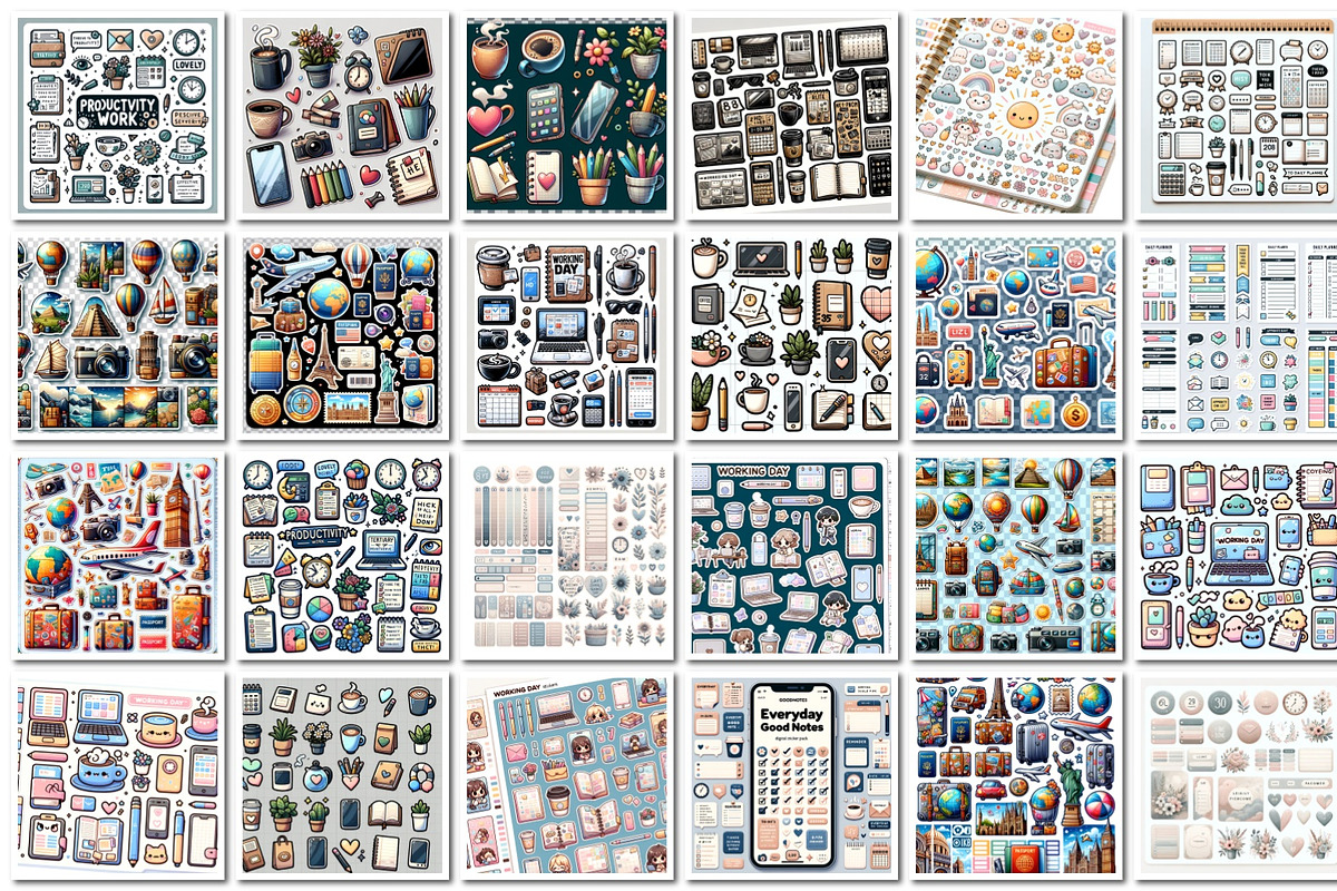 ChatGPT Prompts for Planner Sticker, a Graphic by AtacanDigital (Photo 1 of 6)