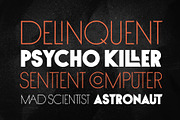 NWB UltraViolent – Thin & Black, a Sans Serif Font by Nowheresburg (Thumbnail 5 of 12)