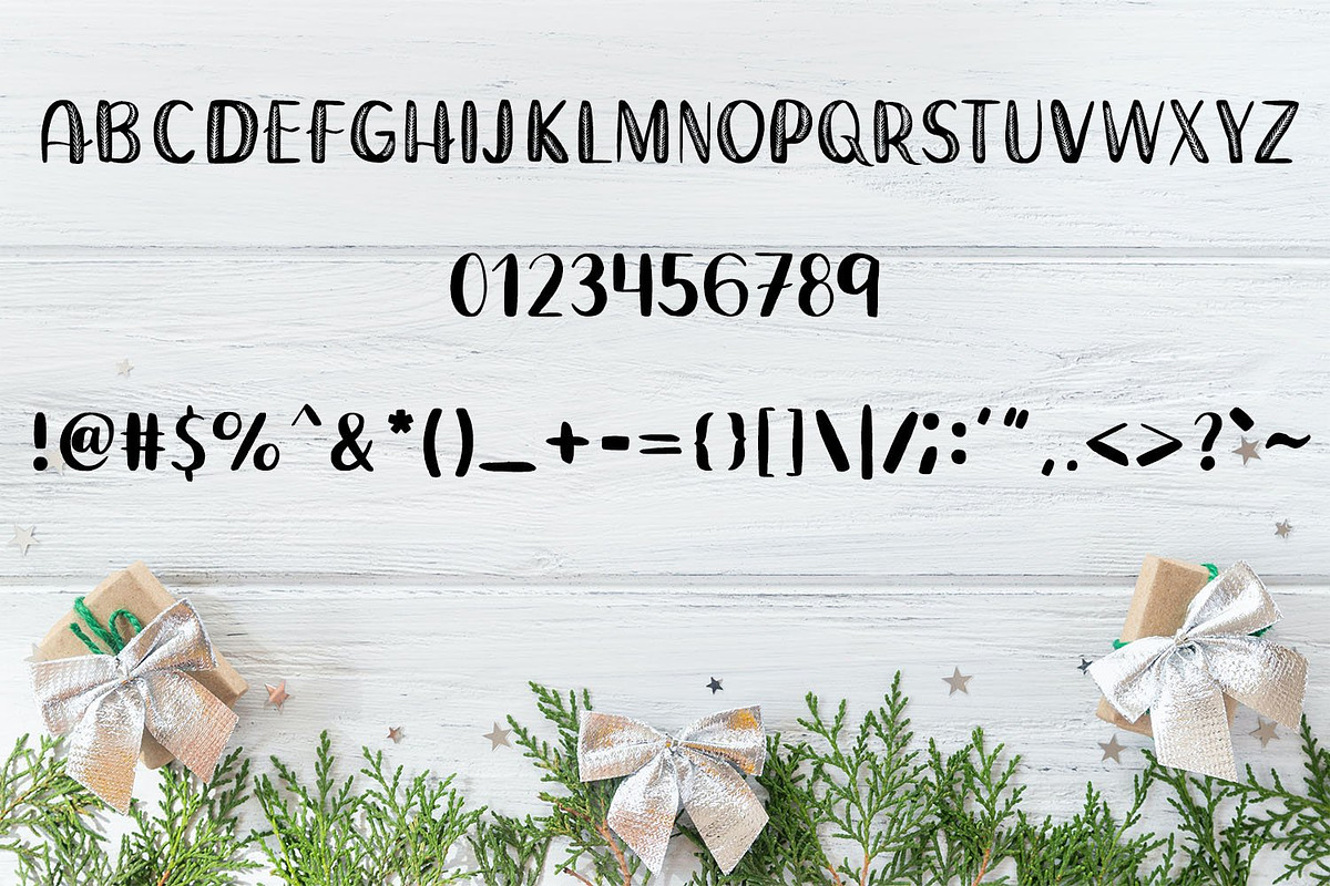 Firry Christmas Display Font, a Font by Nova Studio (Photo 2 of 8)