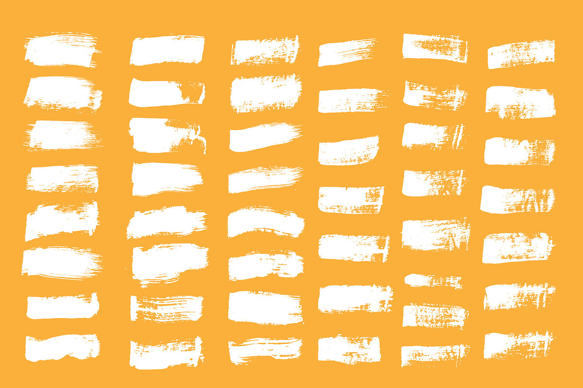 Set of Vector Grunge Brush Strokes, a Brush Add-On by Warm Snow (Photo 3 of 4)