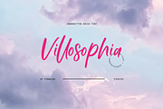 Villosophia - Handwritten Font, a Handwritten Font by Pinakiaa Studios (Thumbnail 1 of 7)