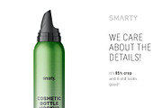 Metallic cosmetic bottle mockup, a Packaging Mockup by Smarty Mockups (Thumbnail 4 of 5)