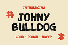 Johny Bulldog All Caps Display Font