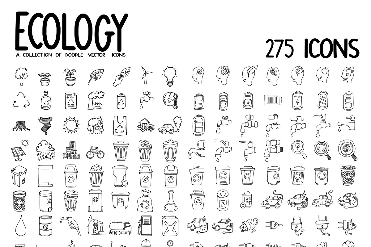 4300+ Hand-Drawn Doodle Icons Bundle, an Outline Icon by TKDoodle (Photo 12 of 36)