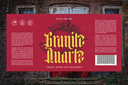 Boombie Stylish Blackletter Font, a Blackletter Font by timelesstype.co (Thumbnail 2 of 20)