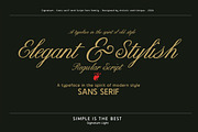 Signatum - Font family, a Handwritten Font by Artistic & Unique (Thumbnail 5 of 15)