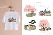 Blossom | Women in nature scenes, a Seasonal Illustration by LyubovZaytseva (Thumbnail 16 of 19)