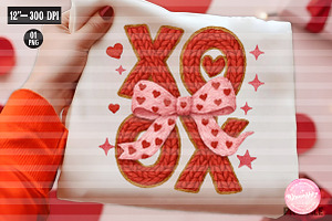 Retro Valentine Png, XoXO Png,, an Illustration by CreationArt