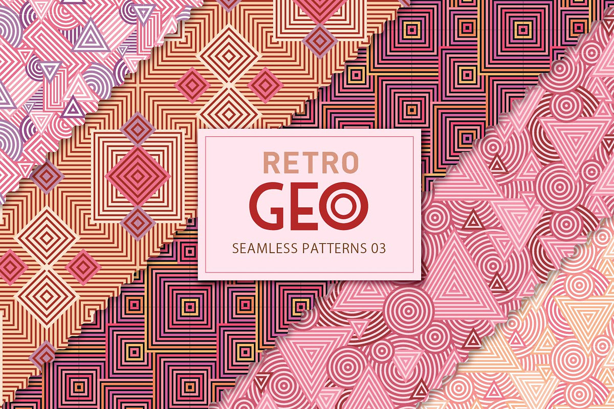 Retro Geo 03, a Pattern Graphic by Crystal Line (Photo 1 of 7)