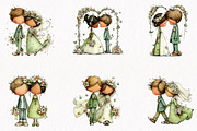 Whimsical Wedding Kids Clipart PNG, a Person Illustration by fashionaddict (Thumbnail 5 of 7)