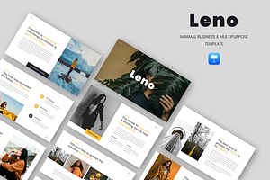 Leno - Minimal Business Keynote, a Presentation Template by Biwarastudio