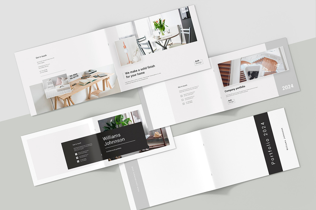Architecture Portfolio Landscape, a Brochure Template by artbart (Photo 2 of 10)