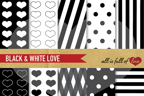 -20% Black Patterns Valentines Day preview 2
