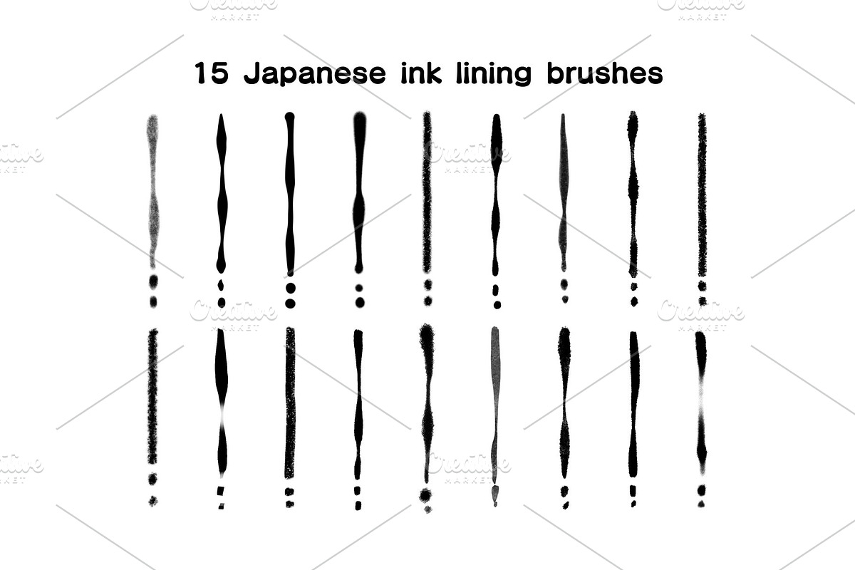 146 Manga Ink Procreate brushes, a Brush Add-On by ProcreateiBox (Photo 5 of 13)
