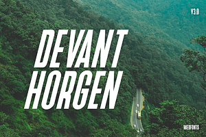 Devant Horgen - Modern Typeface V3.0