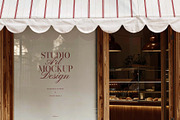Storefront Window & Awning Mockup, an Advertising Mockup by nkate (Thumbnail 5 of 6)