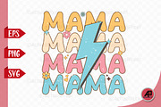 MAMA MOM Design Bundle SVG PNG, an Illustration by Actual Pixel (Thumbnail 2 of 12)