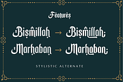 Ramadhan Mubarok, a Sans Serif Font by Silverdav (Thumbnail 2 of 6)