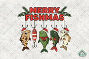 Christmas Fishing PNG, an Illustration by Craft Nest (Thumbnail 1 of 6)