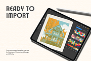 Vintage Print Set Procreate Palettes, a Palette Add-On by Rebus Illustration (Thumbnail 8 of 9)