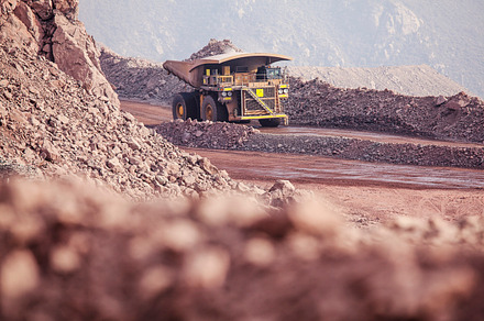 Mining in chile containing close-up, construction machinery, and defocused, an Industrial Photo by Luis Sandoval Photography