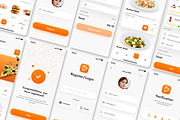 Food Delivery mobile app ui kit, an App Template by Shoppie (Thumbnail 2 of 5)