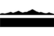 Mountain Skyline Silhouette, an Object Graphic by Designer_Momina (Thumbnail 18 of 20)