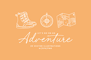 Adventure Vector Illustrations, an Illustration by Emma Webb Studio (Thumbnail 1 of 7)