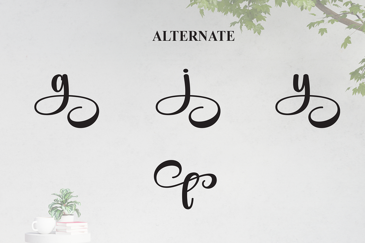 Augusta | Script Font, a Handwritten Font by Scratchones (Photo 8 of 9)