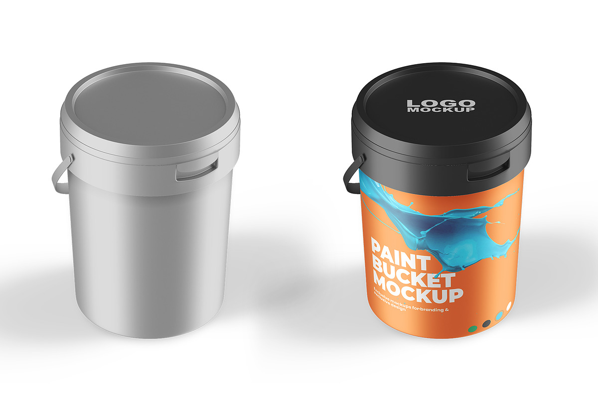 Paint Bucket Mockup, a Product Mockup by Mockupfit (Photo 3 of 5)