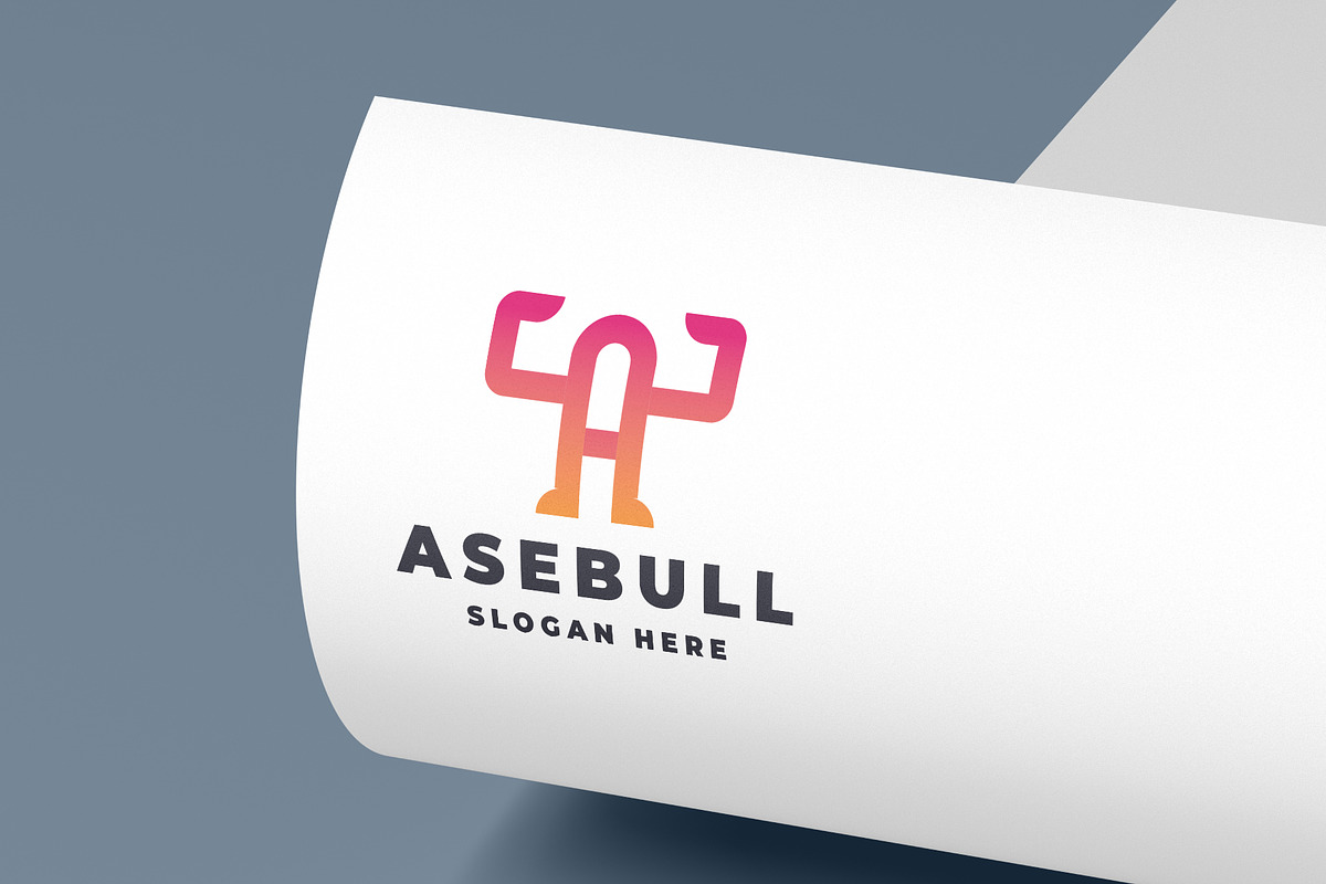 Bull and Letter A Logo, a Branding & Logo Template by Design_Planet (Photo 1 of 2)