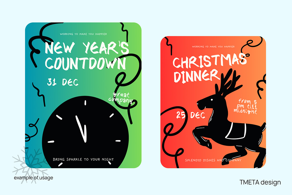 Winter Wonderland | Vector Bundle, a Seasonal Illustration by TMETA design (Photo 5 of 19)