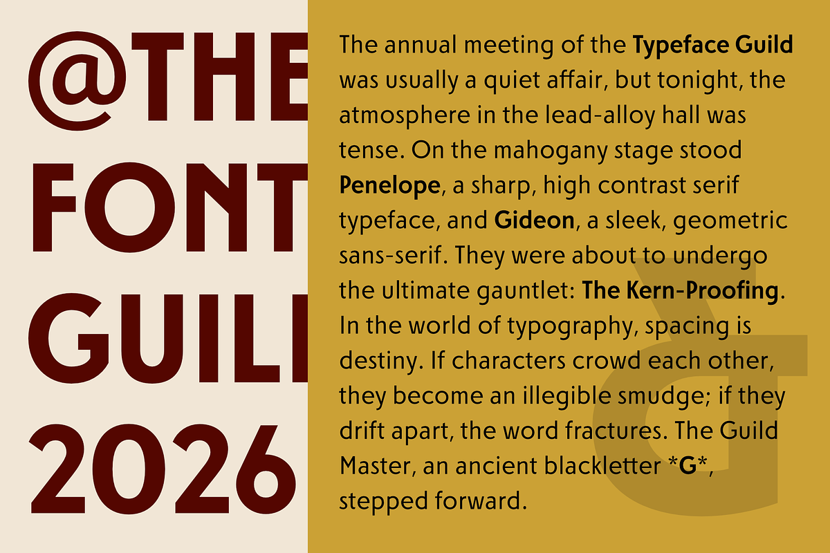 FERNOA - Dramatic Sans Serif Family, a Sans Serif Font by Nasir Udin (Photo 11 of 14)