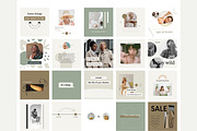 Instagram Post Templates for Canva., a Social Media Template by Sentimental postman (Thumbnail 3 of 9)