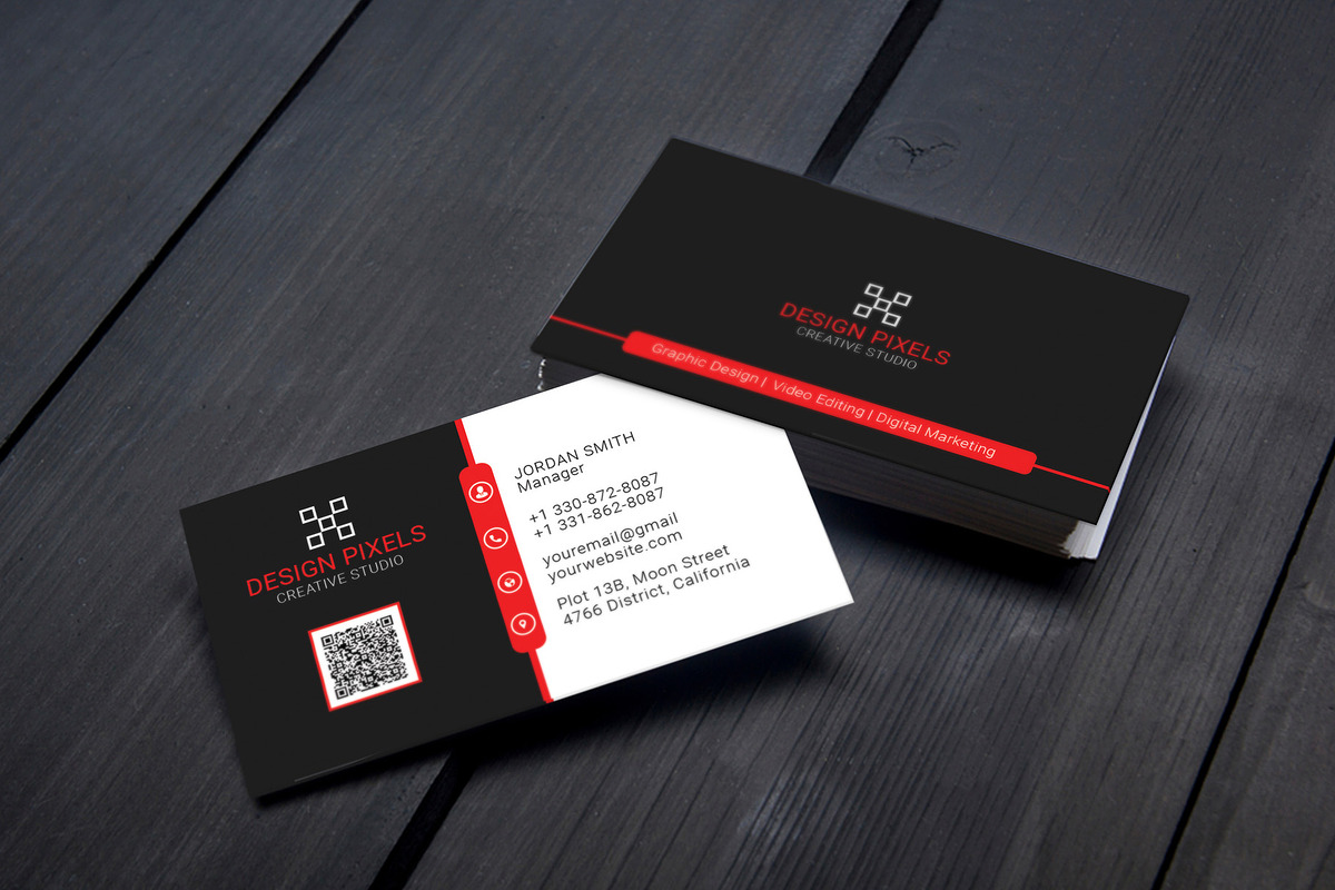 Creative Corporate Business Card, a Business Card Template by Saman Osama (Photo 4 of 6)