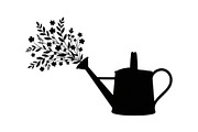 Floral Watering Can Design Bundle, an Illustration by Gaye Art (Thumbnail 12 of 31)