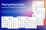 Pure Pixel Icons, an Outline Icon by PureSolution (Thumbnail 1 of 8)