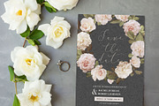 Floral save the date card, an Invitation Template by Chic templates (Thumbnail 3 of 3)